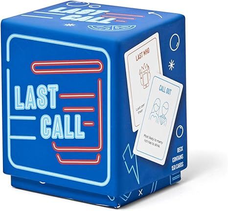 Last Call Drinking Game for Adults - Game Cards for Parties and Group Game Nights | Amazon (US)