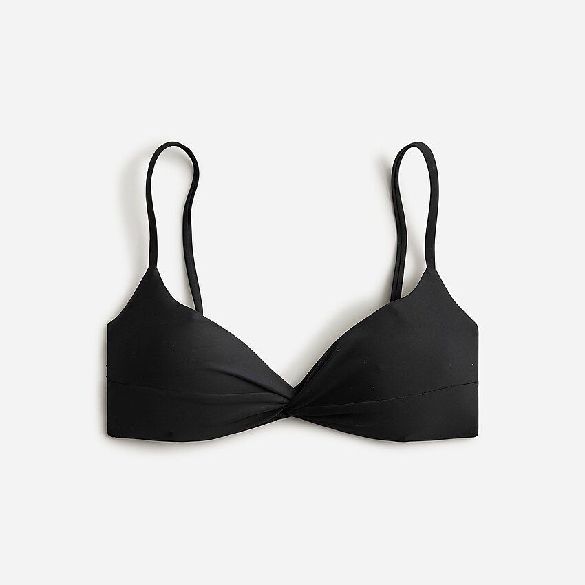 Strappy twist bikini top | J.Crew US