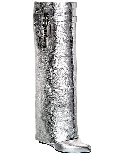 Lock Leather Knee-High Boot | Gilt & Gilt City