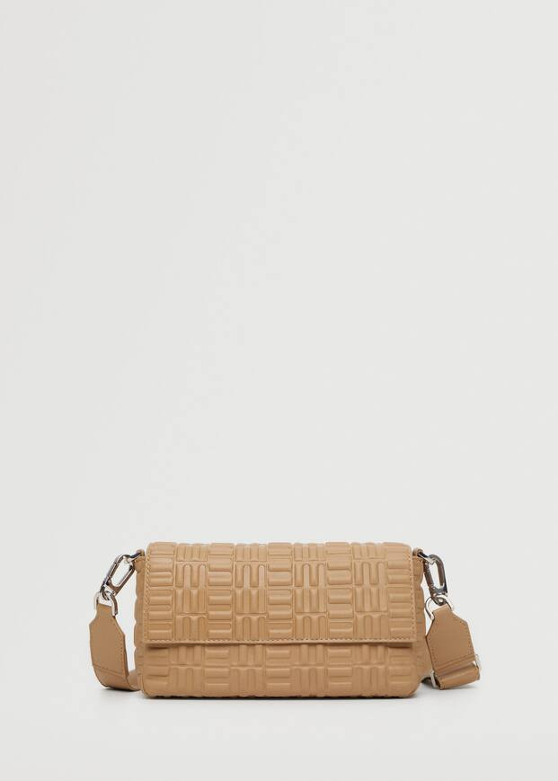Embossed baguette bag | MANGO (UK)