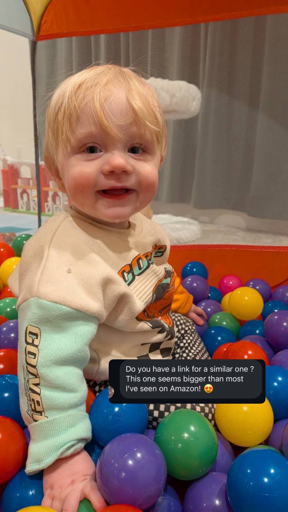 Linked Cole’s ball pit! & his corvette sweatshirt comes in sized 12m-5T & is on clearance for $10!!

#LTKKids #LTKBaby #LTKSaleAlert