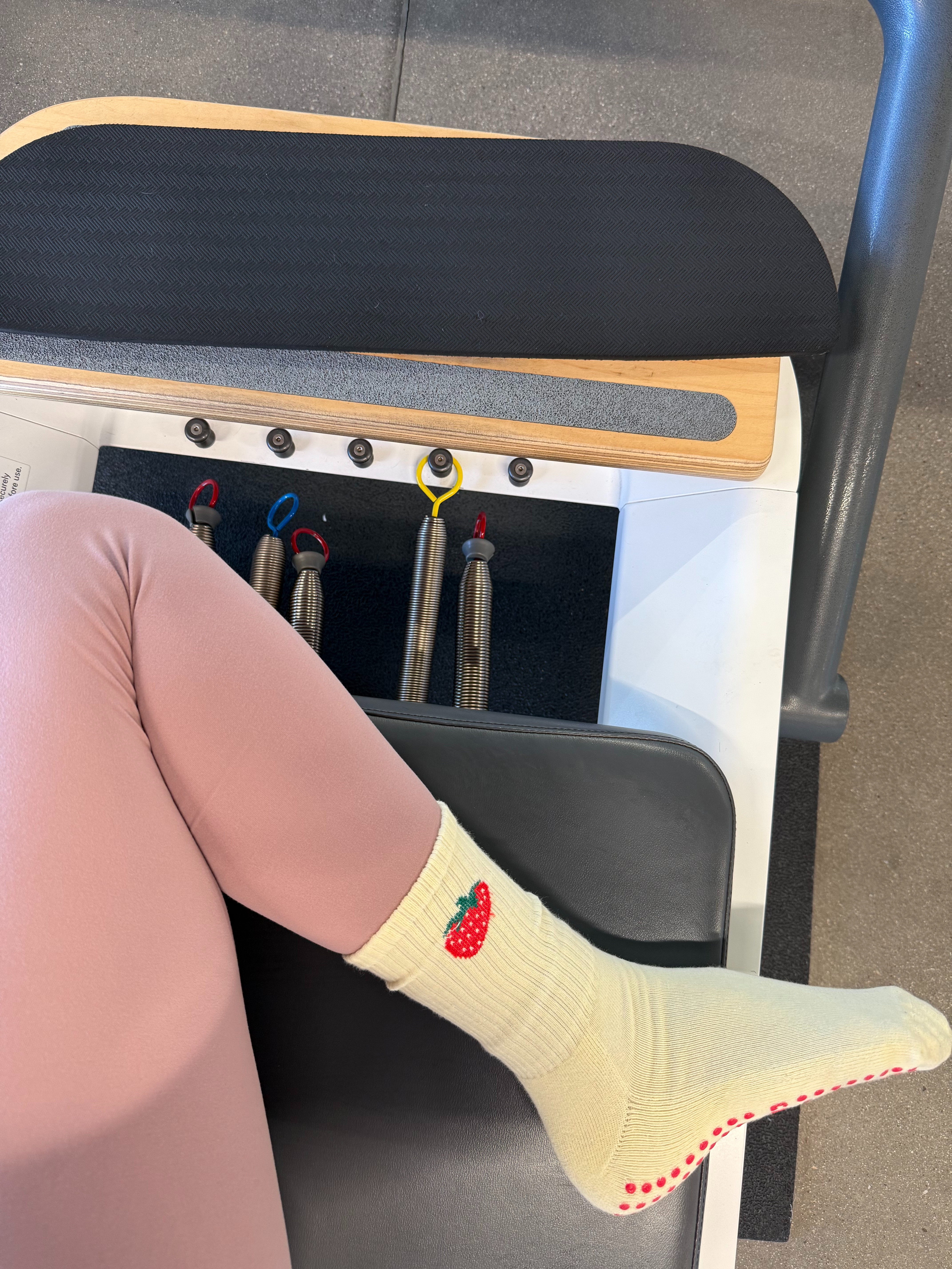 pilates socks are CA Grip Socks <3 also linking some similar options! #pilates 

 #LTKFitness