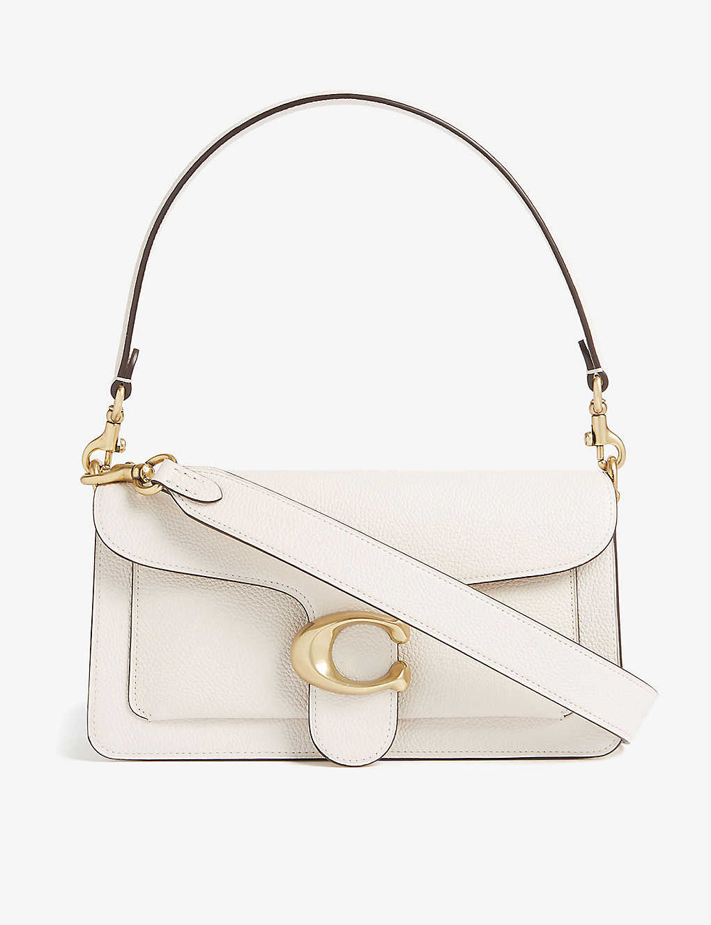 Tabby pebbled-leather shoulder bag | Selfridges