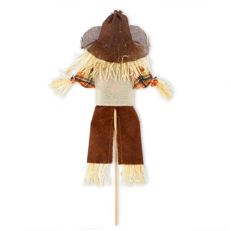 Fall, Harvest 14in Height Brown Scarecrow Pick Decoration, Way to Celebrate | Walmart (US)