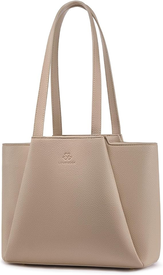 LOVEVOOK Shoulder Bag for Women - Vintage-Style Top Handle Shoulder Bag,Faux Leather Small Purse ... | Amazon (US)