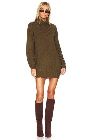 SUPERDOWN Sanja Sweater Dress in Forest Green from Revolve.com | Revolve Clothing (Global)