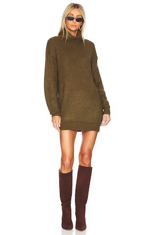 SUPERDOWN Sanja Sweater Dress in Forest Green from Revolve.com | Revolve Clothing (Global)