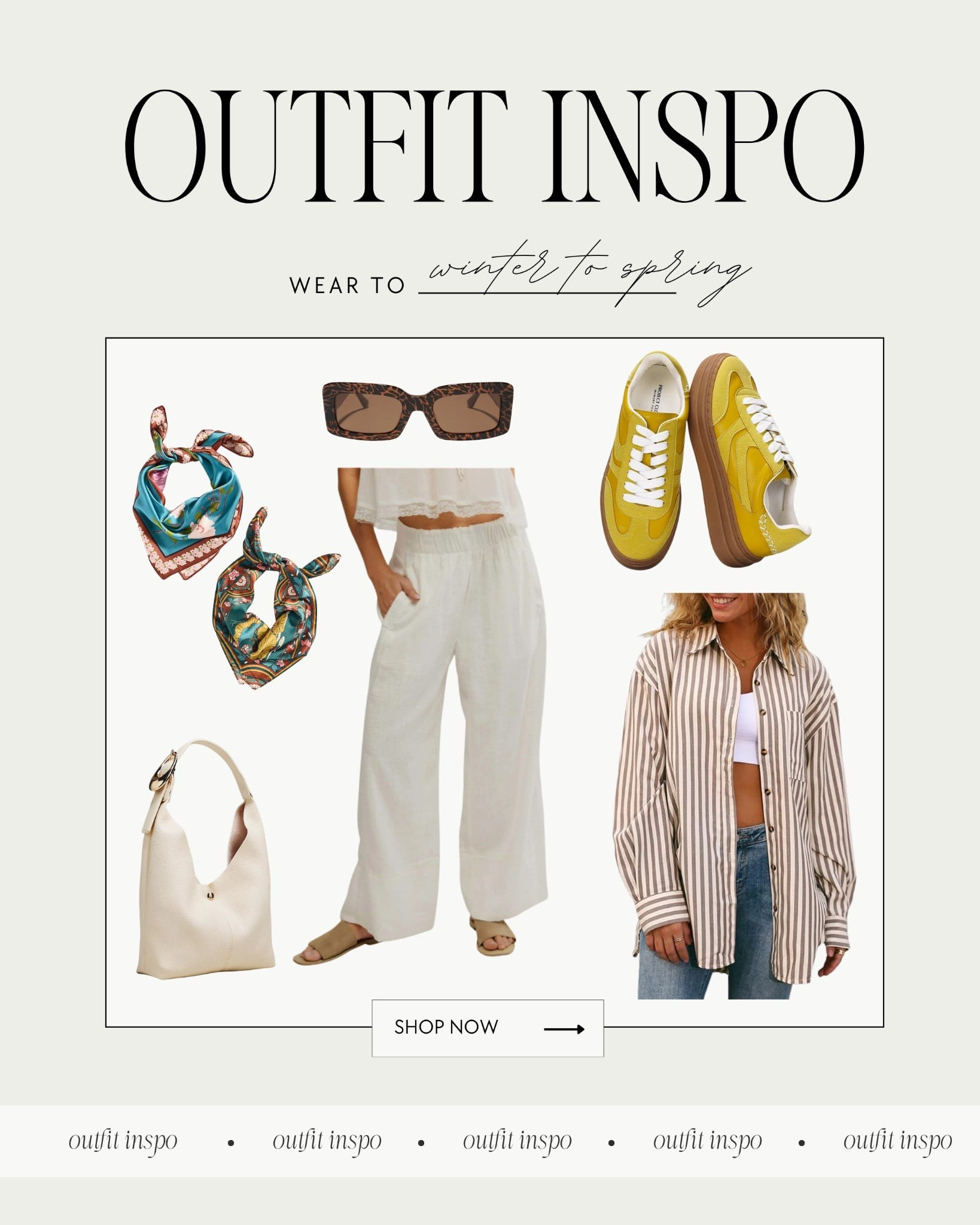 Outfit // spring // spring transition // winter // tennis shoes // mom outfit // pants // scarf // scarf styling 

#LTKSeasonal #LTKootd #LTKTravel