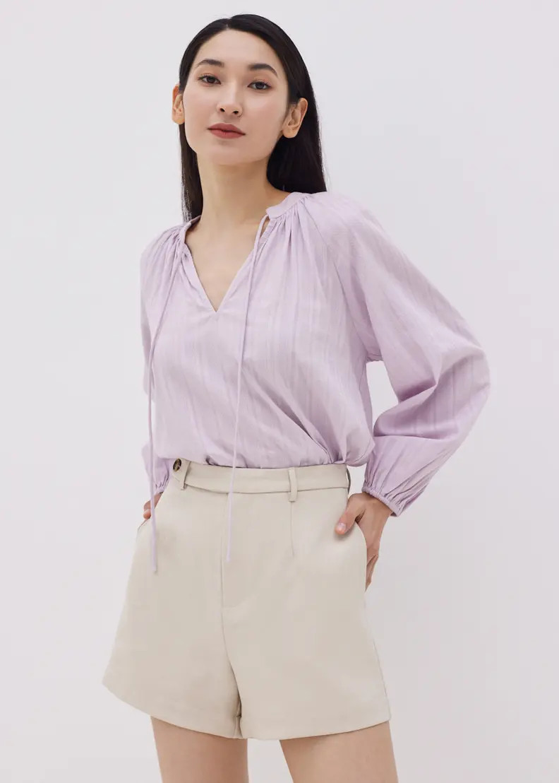 Shirlene High Waist Shorts | LOVEBONITO SINGAPORE PTE LTD