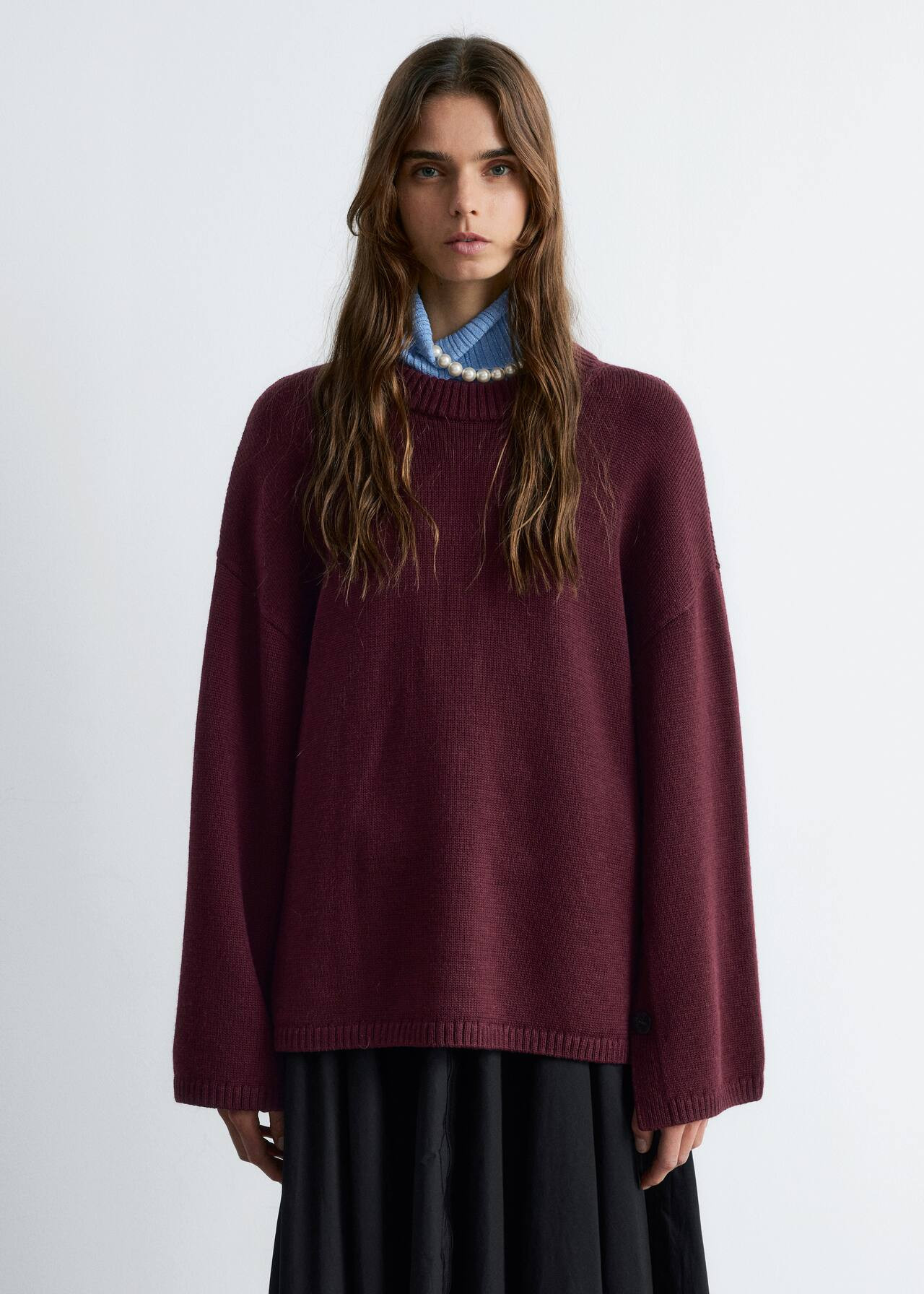 Button-Detailed Wool Jumper | H&M (UK, MY, IN, SG, PH, TW, HK)