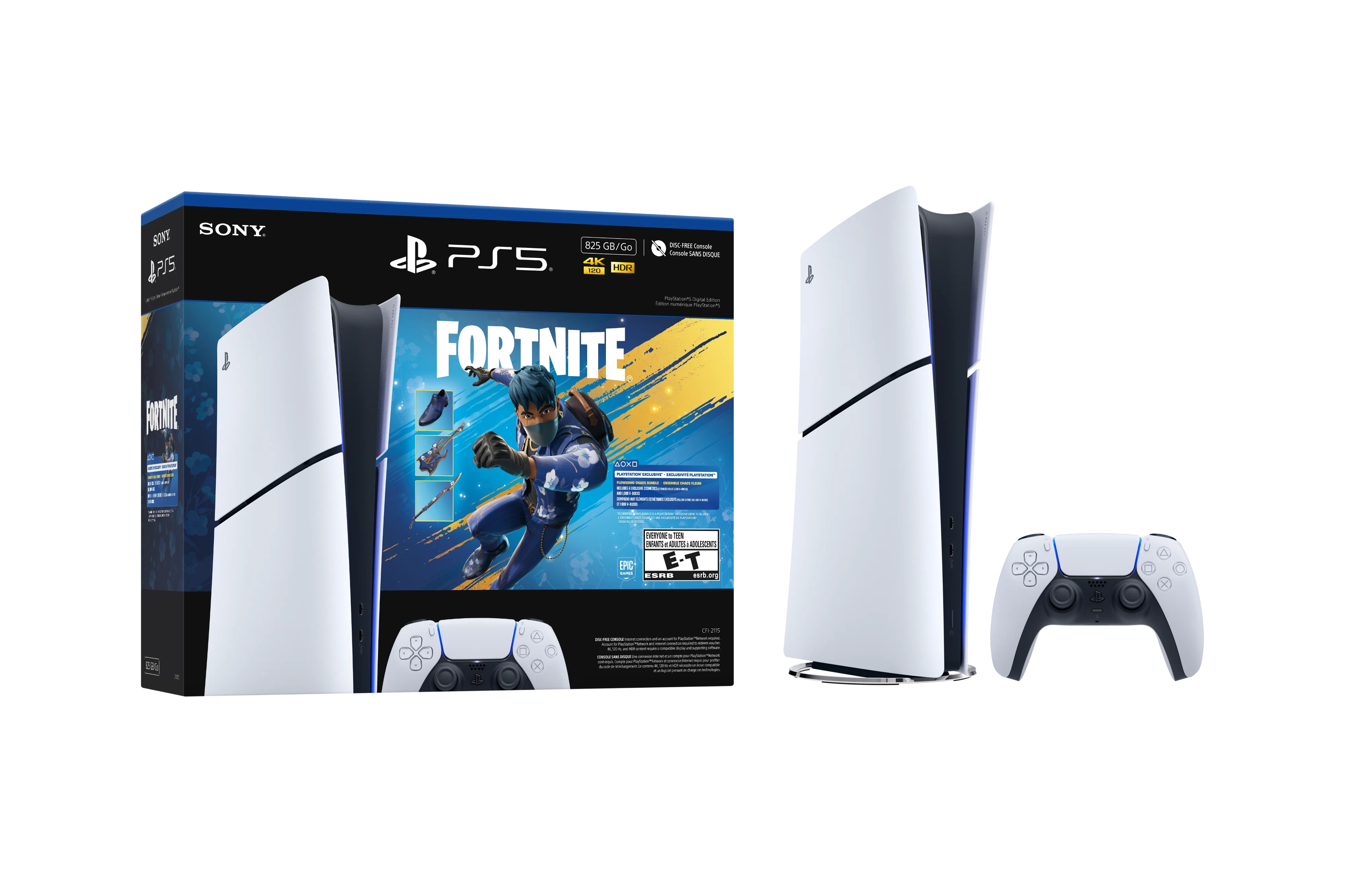 PlayStation 5 Digital Edition 825GB - Fortnite Flowering Chaos Bundle | Walmart (US)