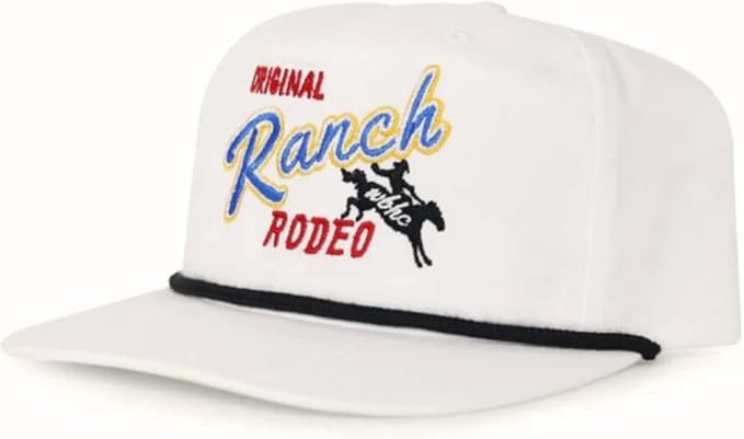 WHISKEY BENT HAT CO. Ranch Rodeo Dri-Fit UPF 50+, Water Resistant, Roped Snapback Hat | Amazon (US)