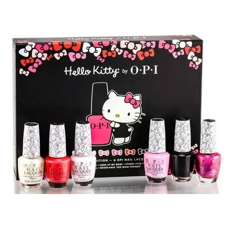 ($63 Value) OPI Nail Polish, Hello Kitty Collection, 0.5 Oz (Set of 6) | Walmart (US)