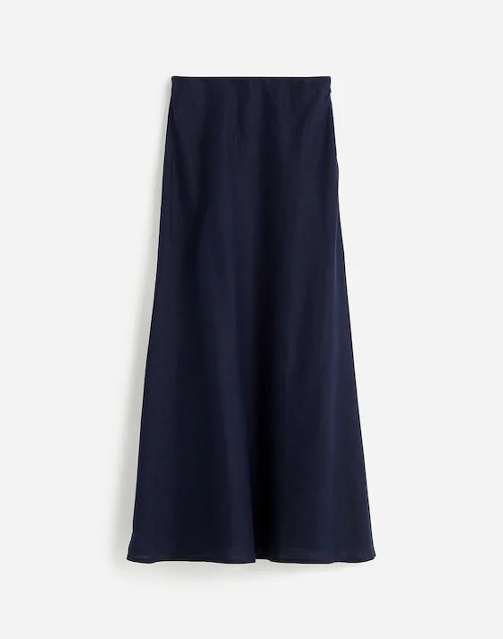 Linen Maxi Slip Skirt | Madewell