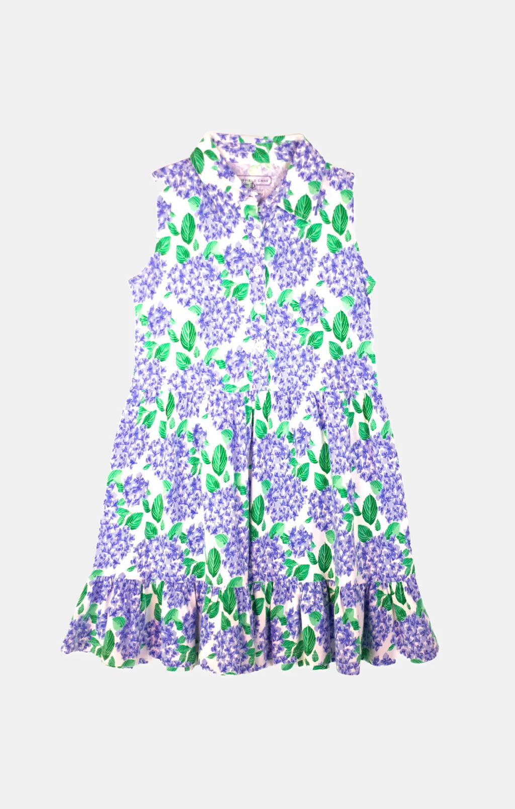 Girls Lakelyn Dress in Hydrangea Bloom | Duffield Lane