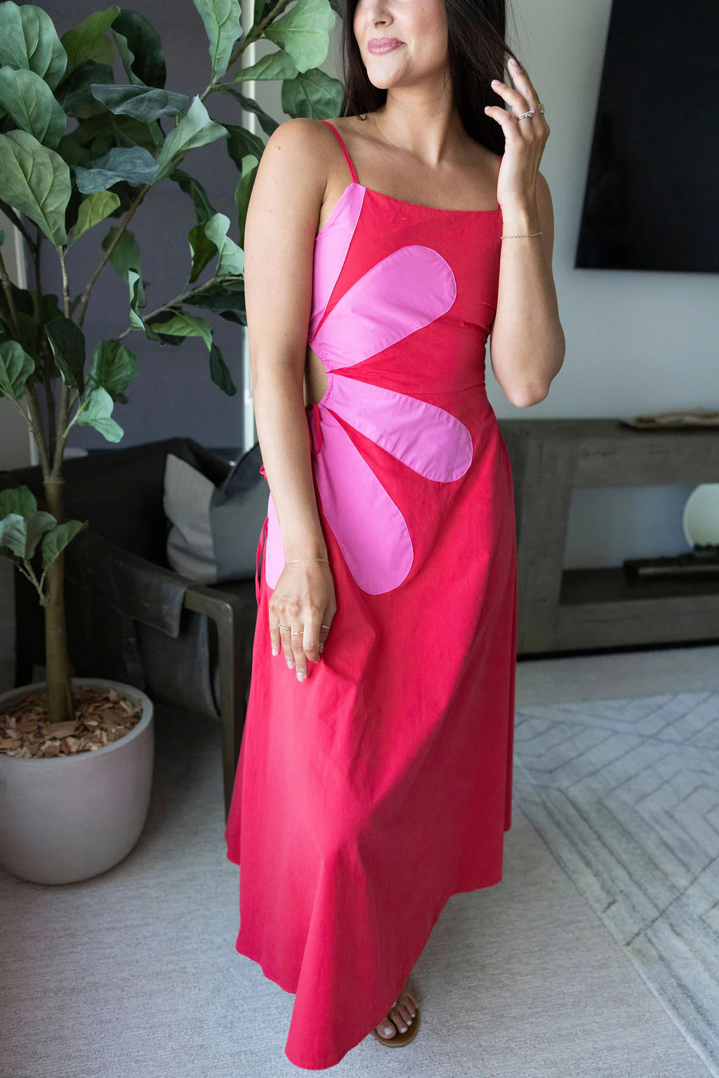 Stevie Floral Cutout Dress | Lauriebelles