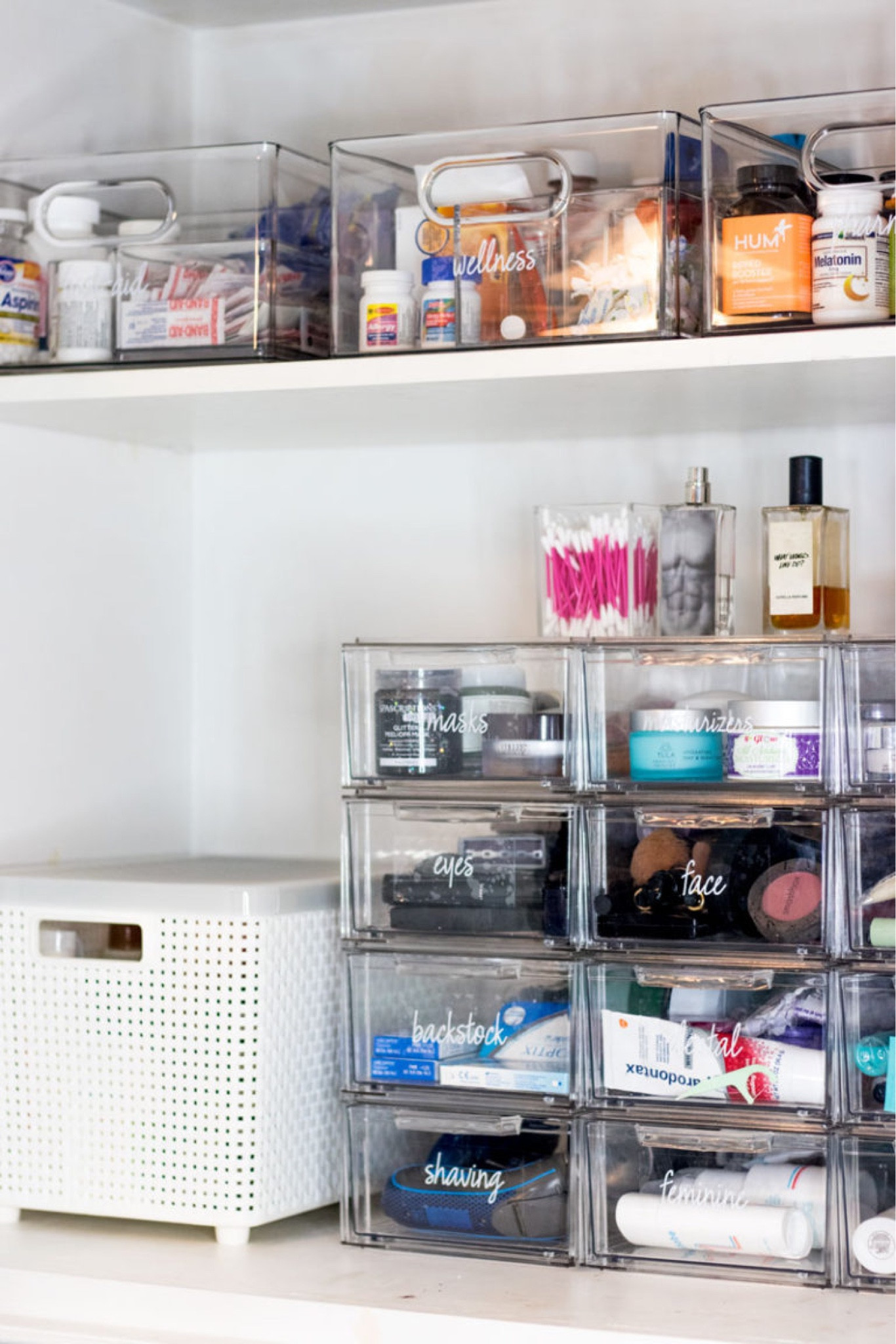 Bathroom organization from
 container store #makeuporganization #bathroom #organizers #clearbins 

#LTKbeauty #LTKhome #LTKunder50