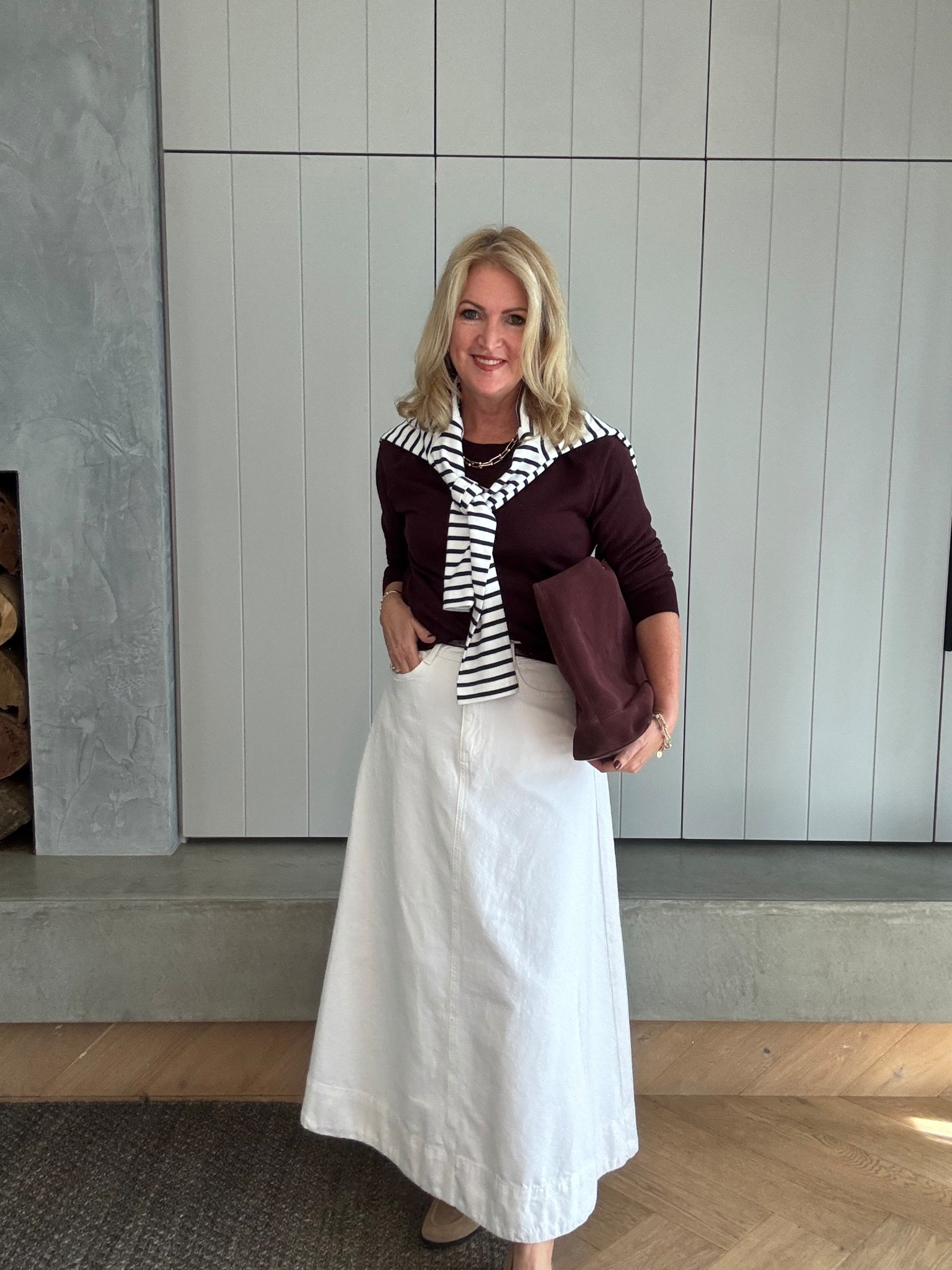 Loving Target’s merino knits, cottons and suedes. Well priced and great quality. Knit - Size small, skirt - size 10, long sleeve tshirt  - size xxs. 

#LTKSeasonal #LTKmomlife #LTKOver40