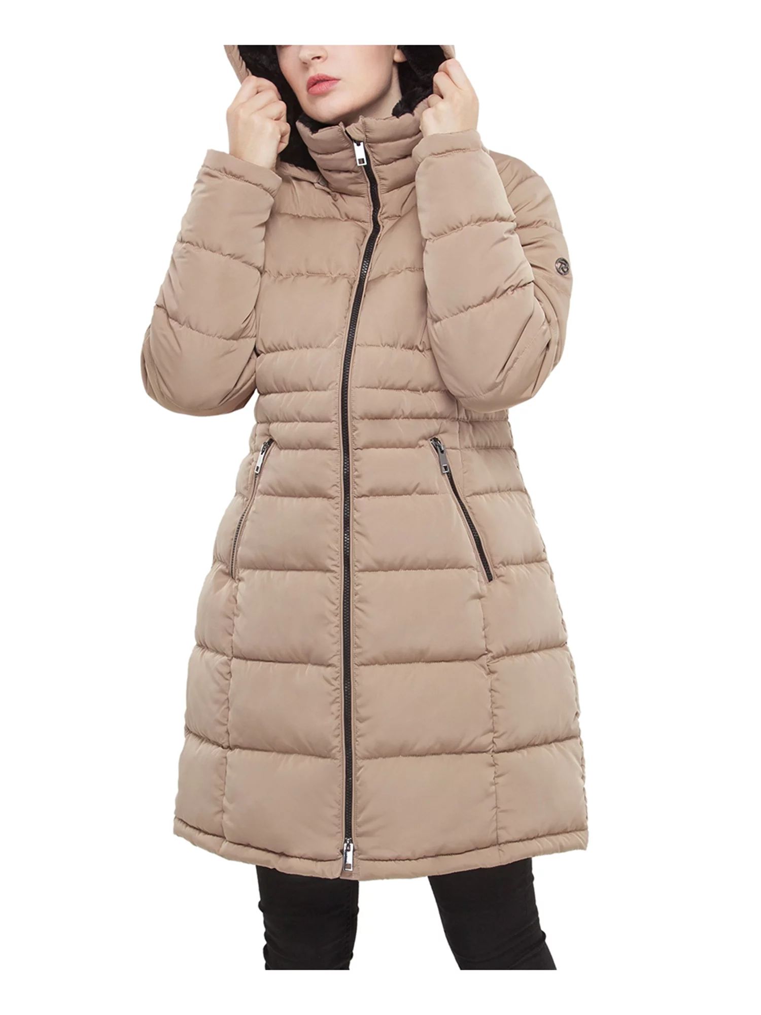 Rokka&Rolla Women's Heavy Long Winter Coat with Fleece Hood Parka Jacket | Walmart (US)