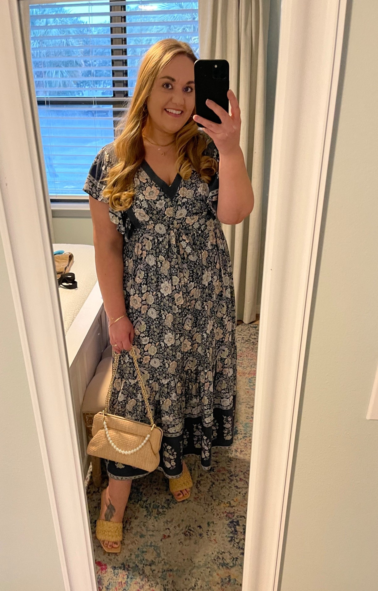 Maxi dress, Amazon dress, flutter sleeve dress, v neck dress, beach vacation, vacation dress, fall dress, floral dress, fall wedding, wedding guest dress, boho dress

#LTKMidsize #LTKPetite #LTKFindsUnder50