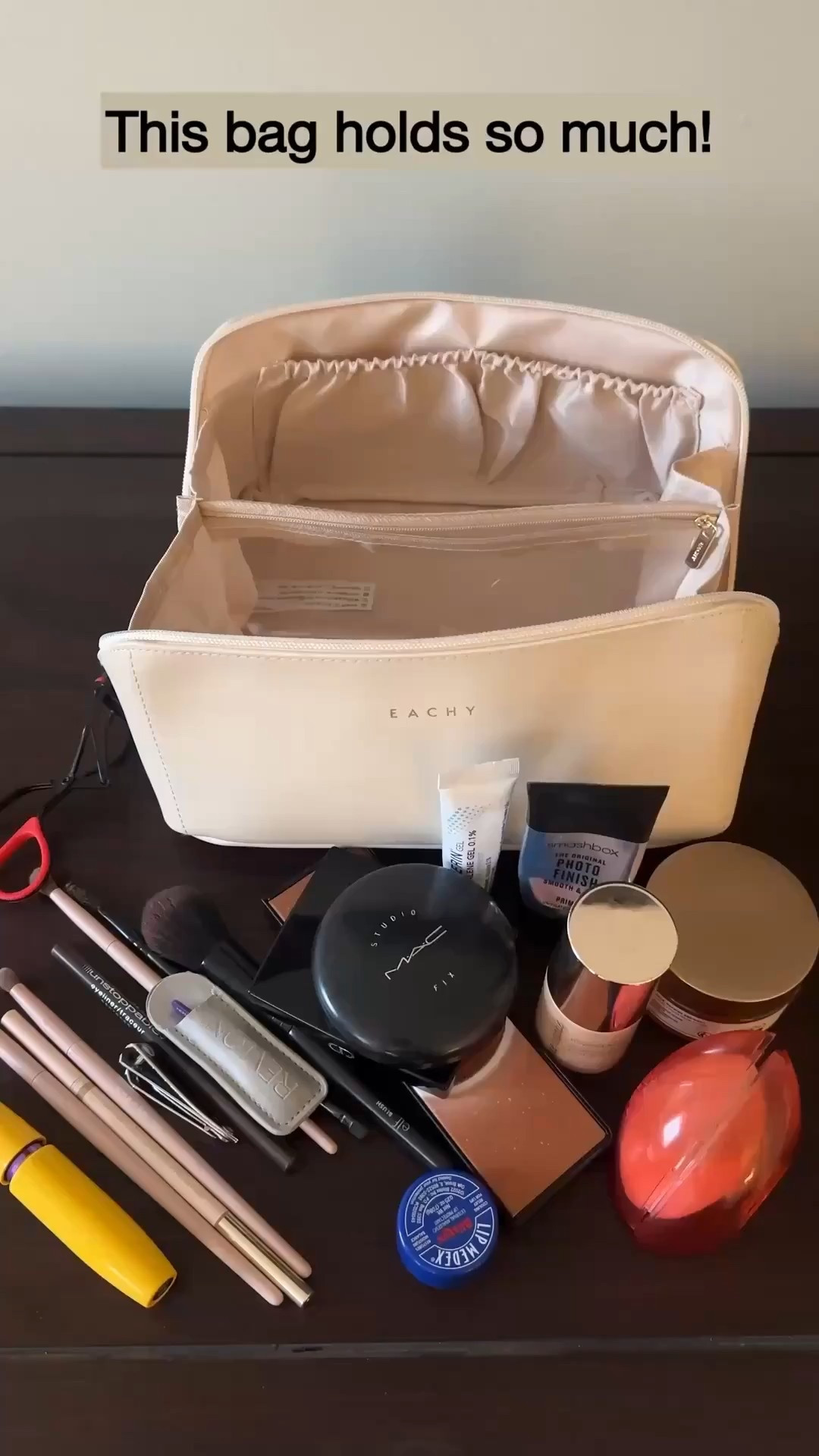 ✈️💄 The Eachy travel makeup bag holds everything I need (with extra space!) and I love how it folds and zips up compact. Perfect for both daily use and travel—so convenient and chic! ✨ #LTKbeauty #TravelEssentials #MakeupOrganization #OnTheGoStyle

#LTKFindsUnder50 #LTKTravel #LTKBeauty