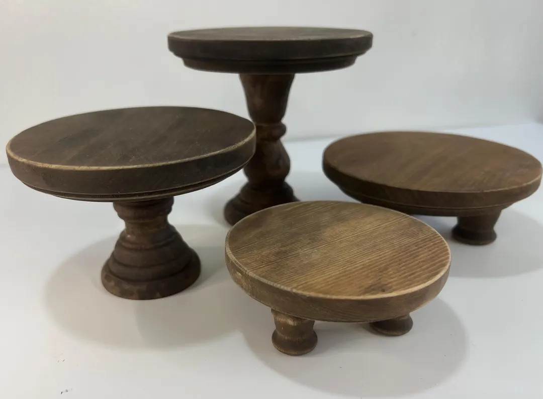 WOODEN RISERS | Tiered Tray Decor | Soap Display | Candle or Plant Stand | Kitchen | Farmhouse | ... | Etsy (US)