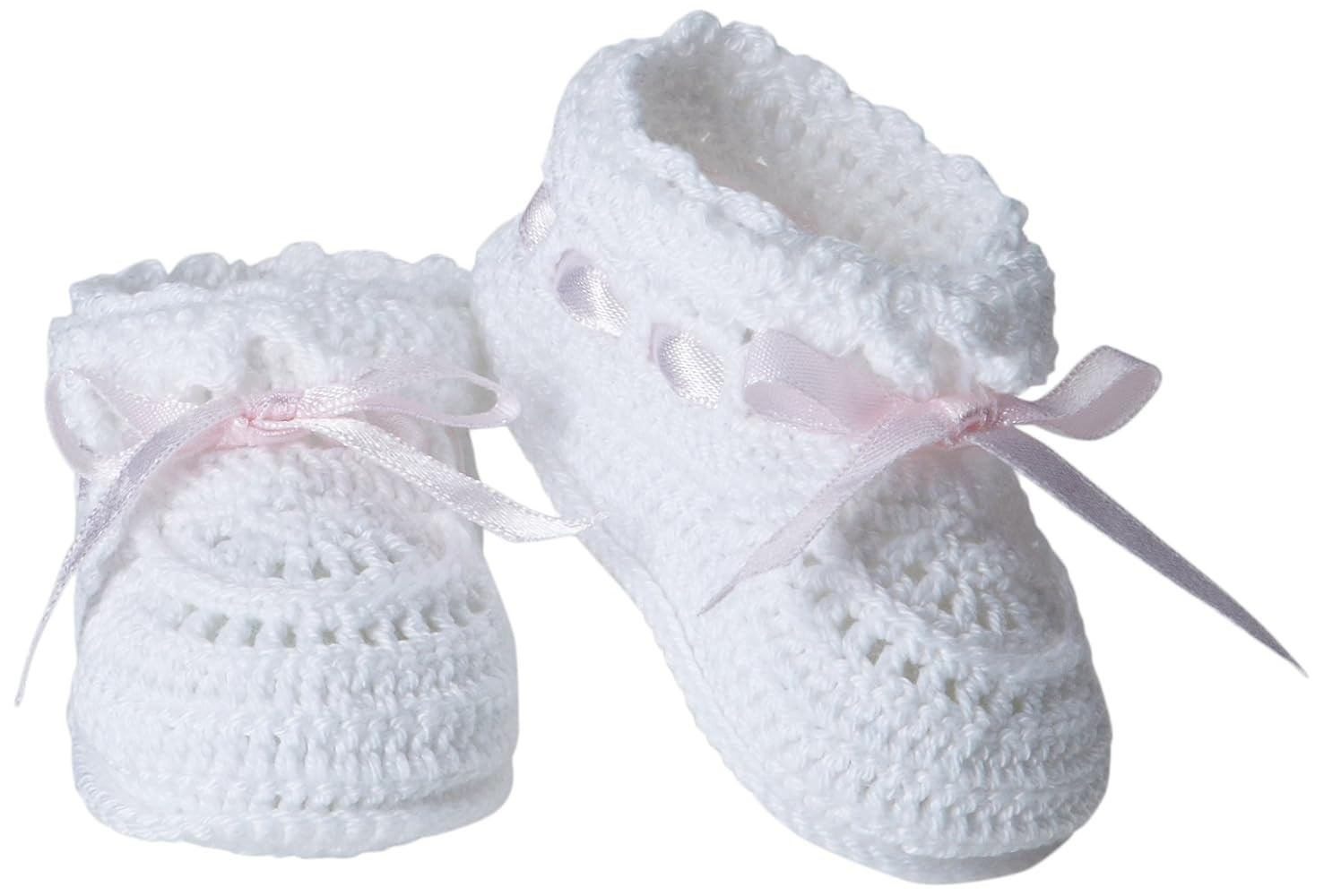 Jefferies Socks Baby-Girls Infant Hand Crochet Bootie | Amazon (US)