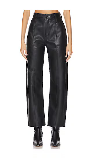 Taylor High Rise Straight in Slate Black | Revolve Clothing (Global)