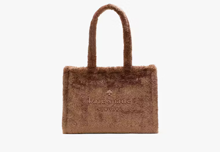 Ellie Faux Fur Large Tote | Kate Spade Outlet