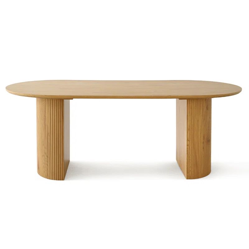 Anirudha 79" Oval Dining Table | Wayfair North America