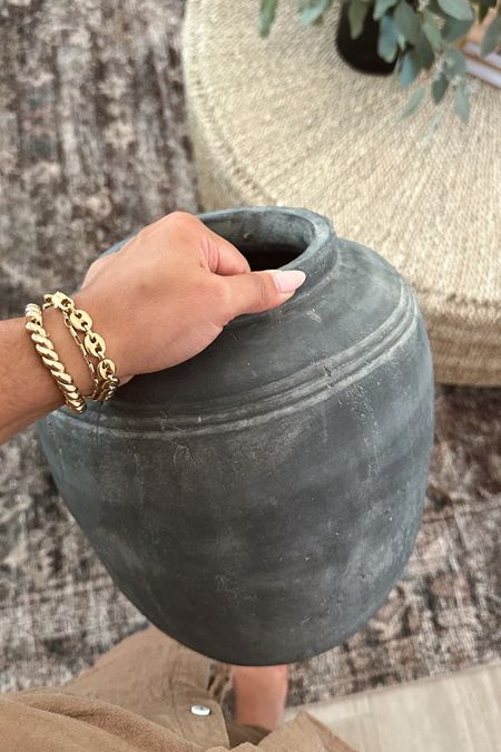 This large worn vase is on sale for $84! And it’s $120 at Afloral - perfect for fall & Halloween 🤍 #vase #amazon #amazonfind #wornvase #homedecor #organichomedecor #organic #earthy #blackvase 

#LTKsalealert #LTKhome #LTKSeasonal