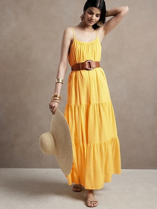 Canna Cotton Dress | Banana Republic (US)