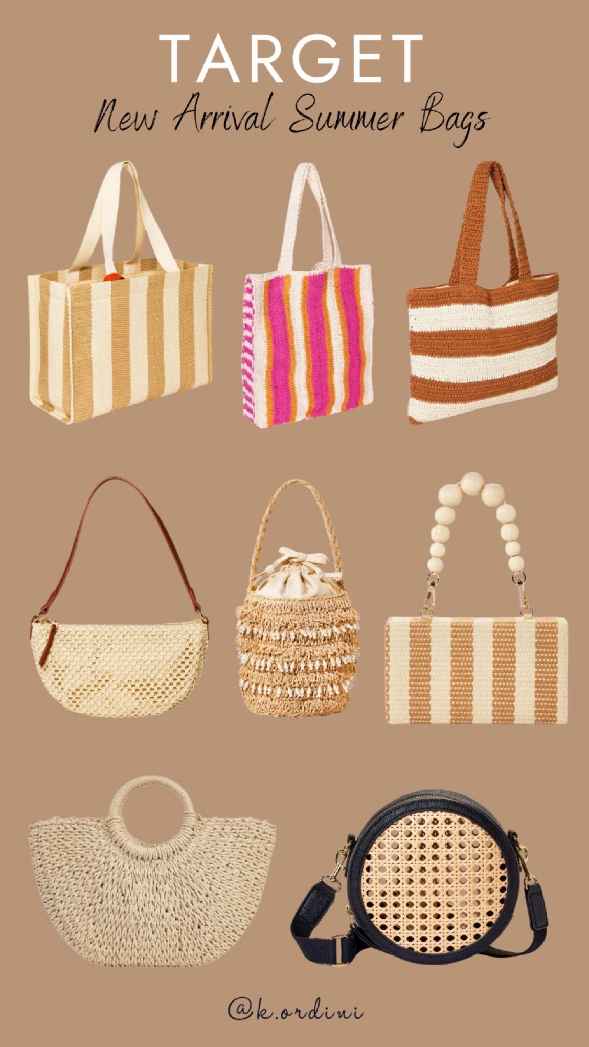 Ready to carry sunshine wherever you go! Introducing our latest collection of summer bags from Target - the perfect blend of style and functionality for your sunny adventures! 

#TargetFinds #SummerBags #FashionStatement #CarrySunshine #BeachReady

#LTKstyletip #LTKtravel #LTKitbag