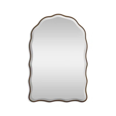 Katerina Scalloped Wood Wall Mirror | Wayfair North America