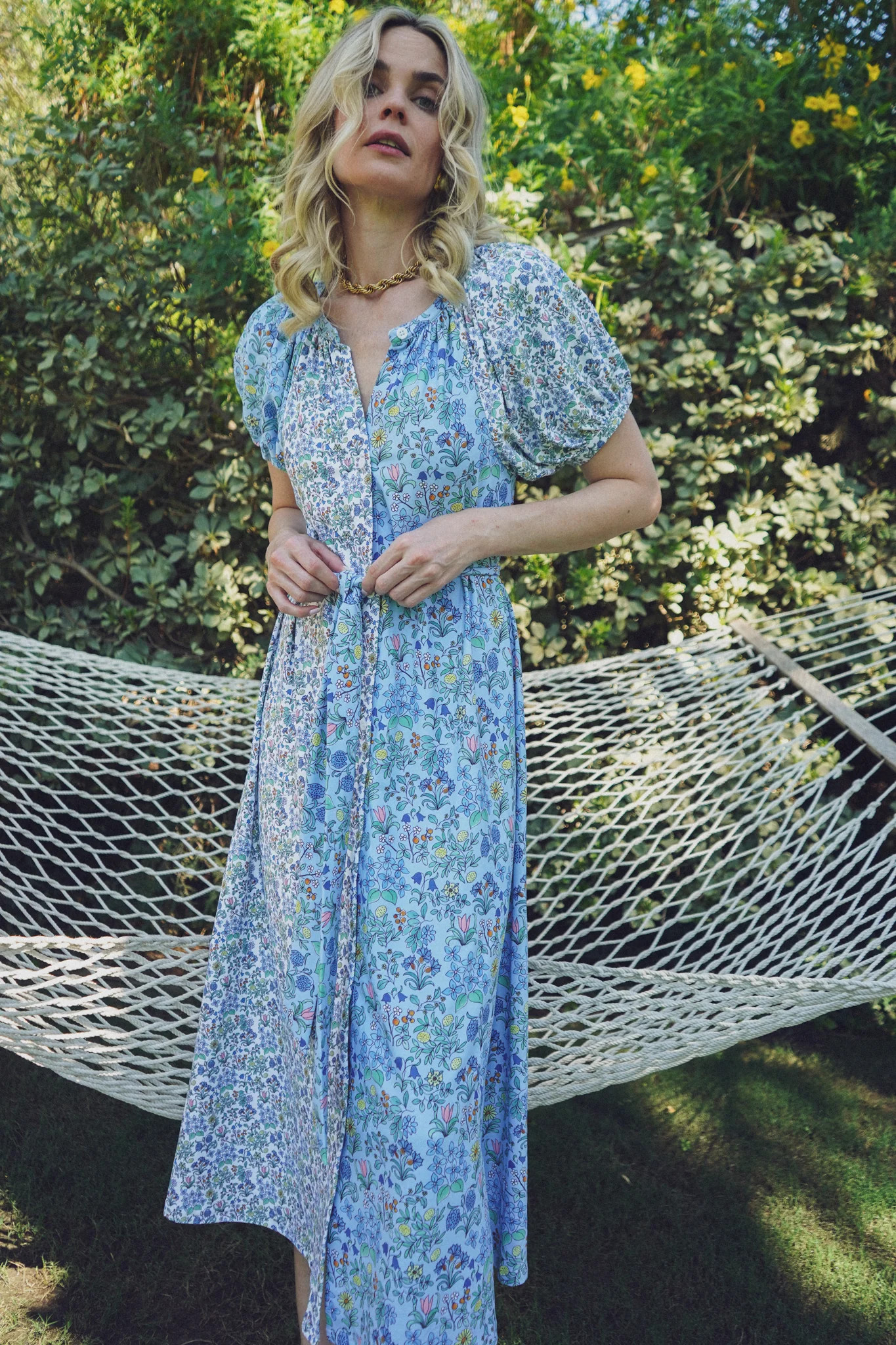 The Grenadine Dress - Spring Sprig Multi | Smith and Quinn