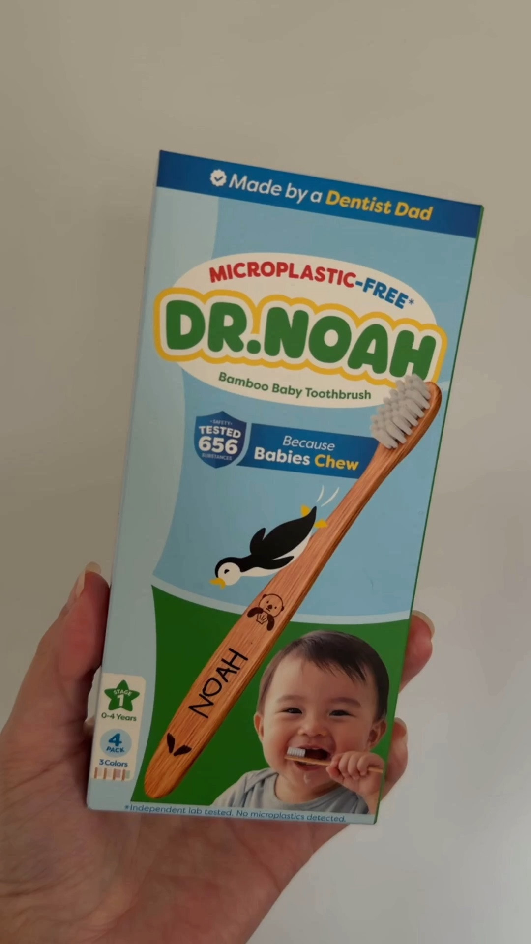 So much to love about these tooth brushes. The bristles are soft, they’re individually packaged so they’re travel friendly and they’re free of microplastics!

#LTKmomlife #LTKKids #LTKBaby