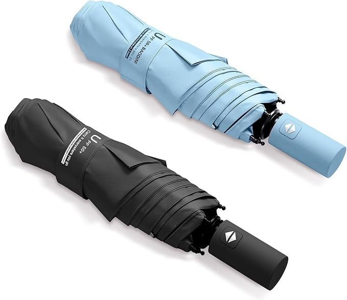 BAODINI Small UV Protection Travel Umbrella Compact for Rain and Sun UPF 50+ Windproof Portable 4... | Amazon (US)