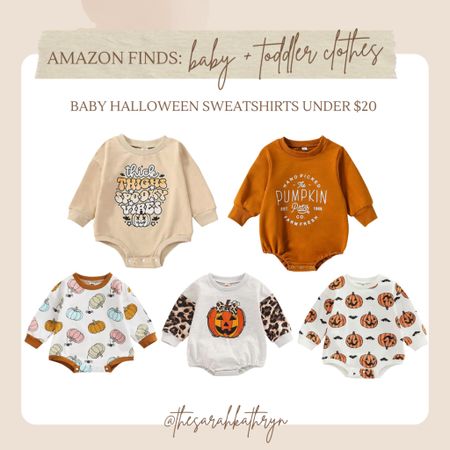 baby halloween sweatshirts under $20 on amazon!

#LTKbaby #LTKHalloween #LTKSeasonal