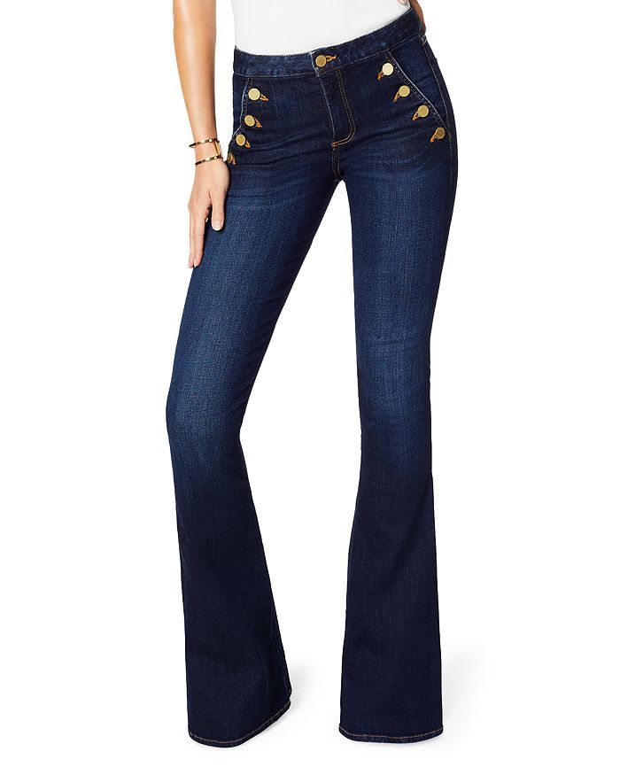 Helena High Rise Flare Jeans in Dark Rinse | Bloomingdale's (US)