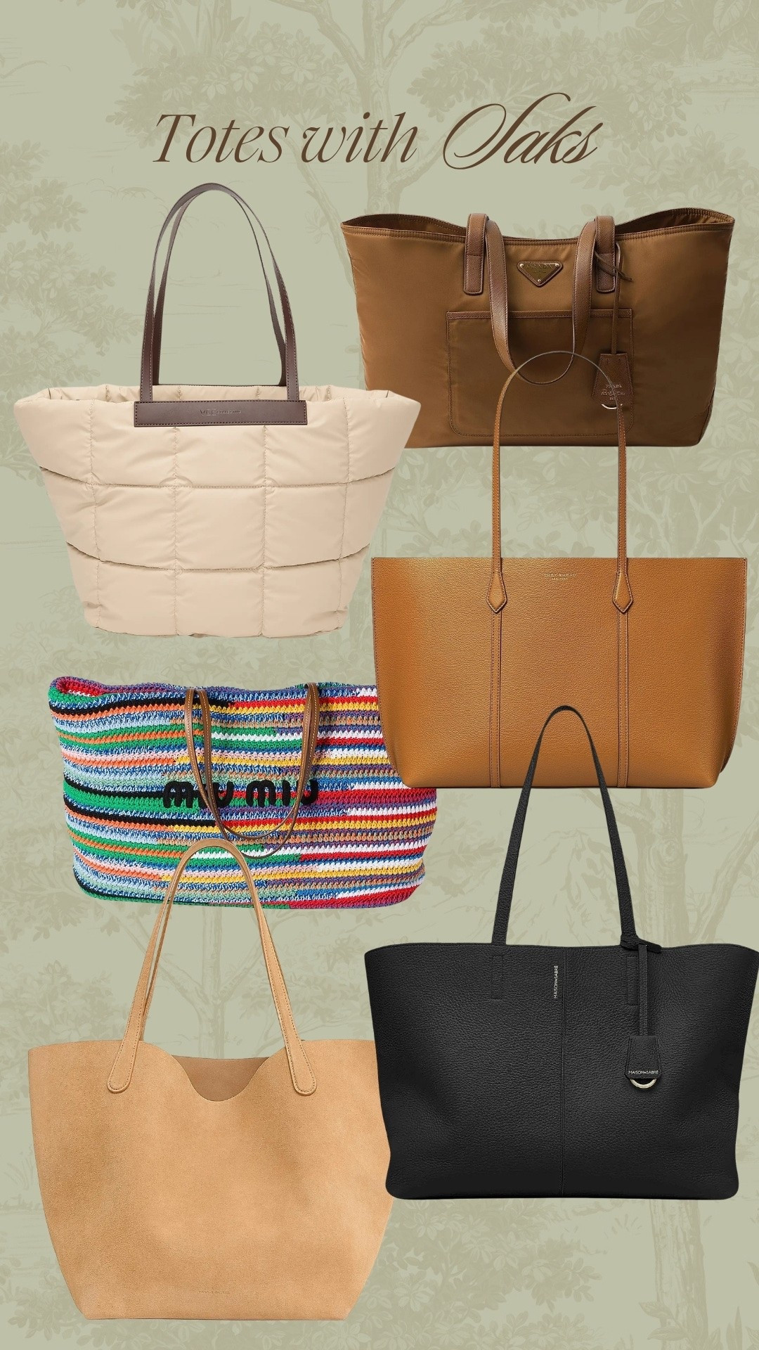 Totes with Saks: Options to use from diaper bag to everyday

#LTKBaby #LTKTravel #LTKmomlife