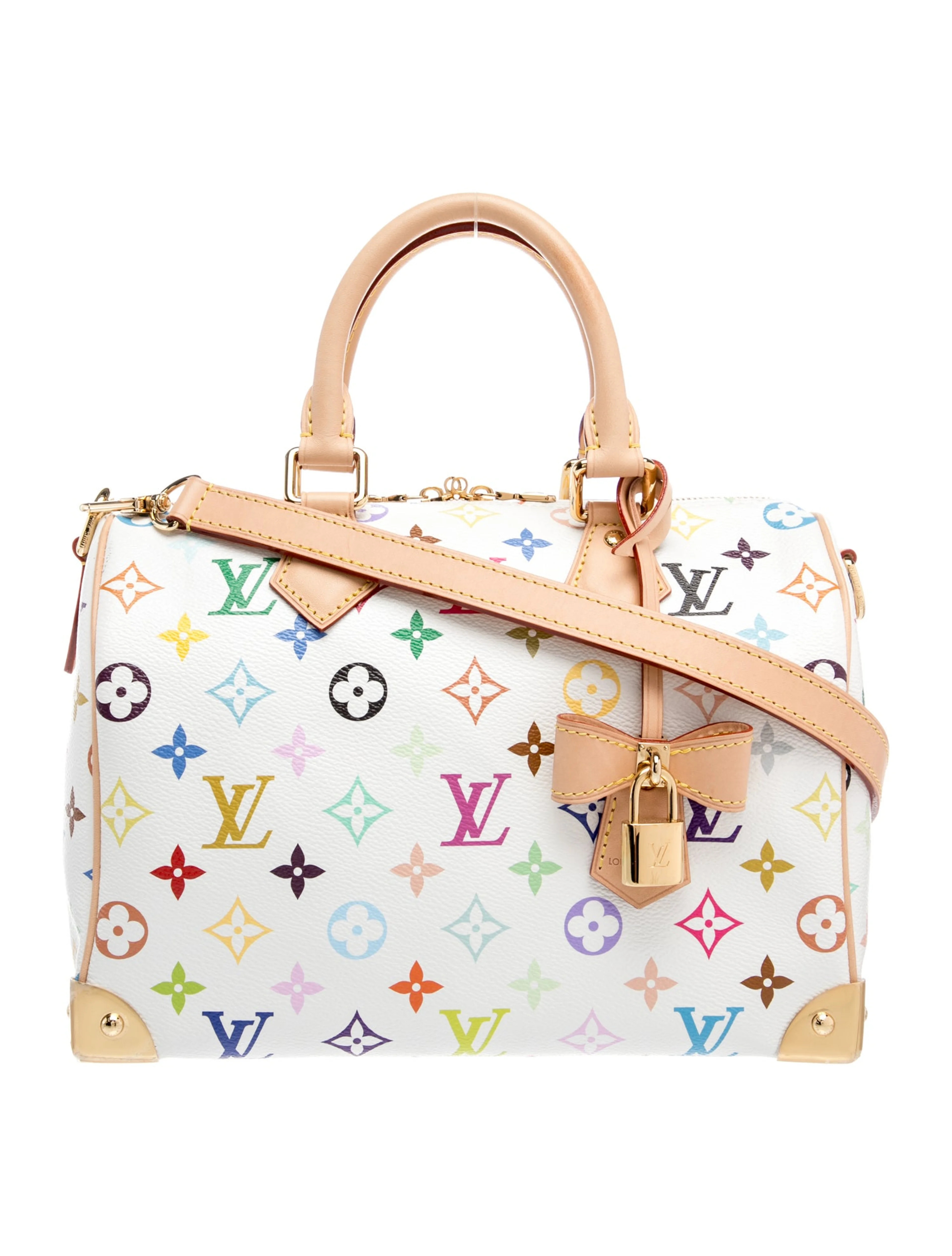 Multicolore Monogram Speedy 25 | The RealReal