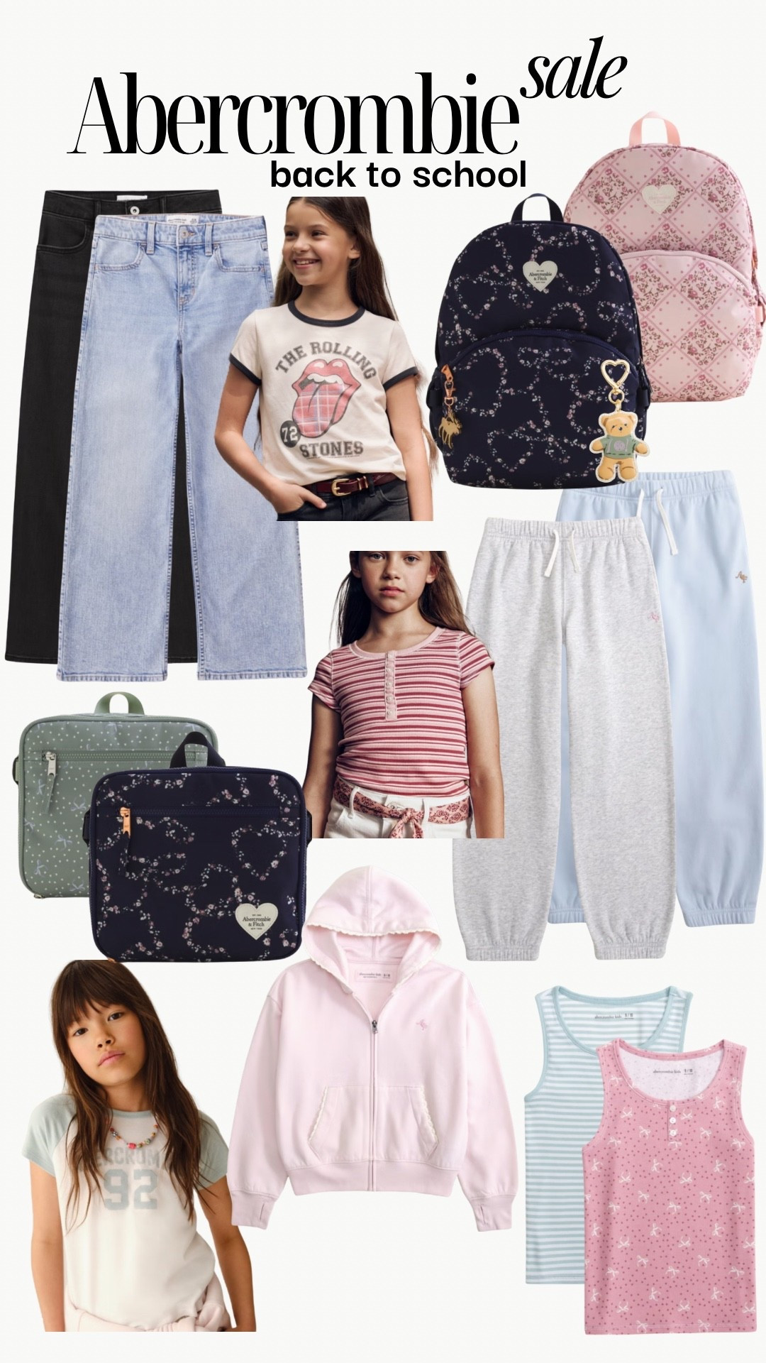 abercrombie’s back to school sale is giving and your girls are going to love these picks. jeans, graphic tees, joggers, backpacks, lunch boxes — everything they need to walk into the first day looking cute without you spending a fortune.

#abercrombiekids #backtoschool #backtoschoolshopping #kidsoutfits #girlsoutfits #abercrombiesale #ltkkids #ltksalealert #ltkstyletip #ltkfamily #backtoschooloutfits #kidsfashion #schooloutfitideas #girlsfashion #momsofltkk

#LTKKids #LTKSaleAlert #LTKmomlife