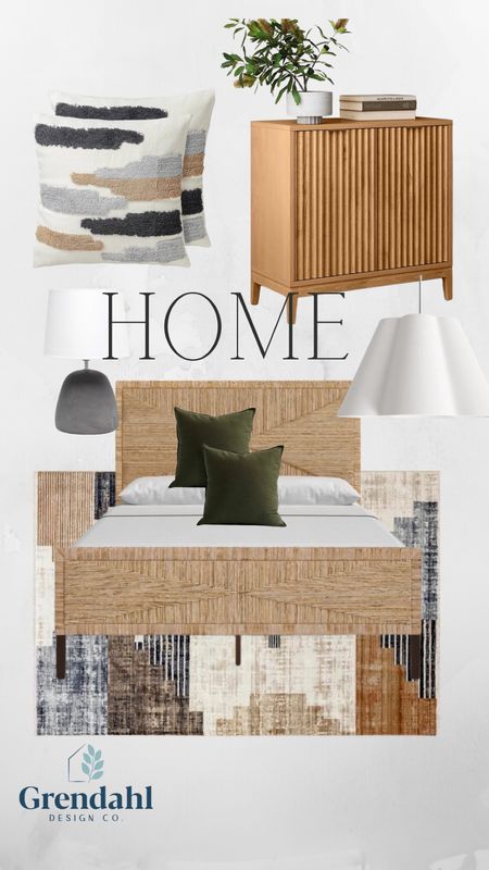 Home design. Bedroom design. Modern. Traditional. Wayfair. Joss and main. Bed. Nightstand  

#LTKhome