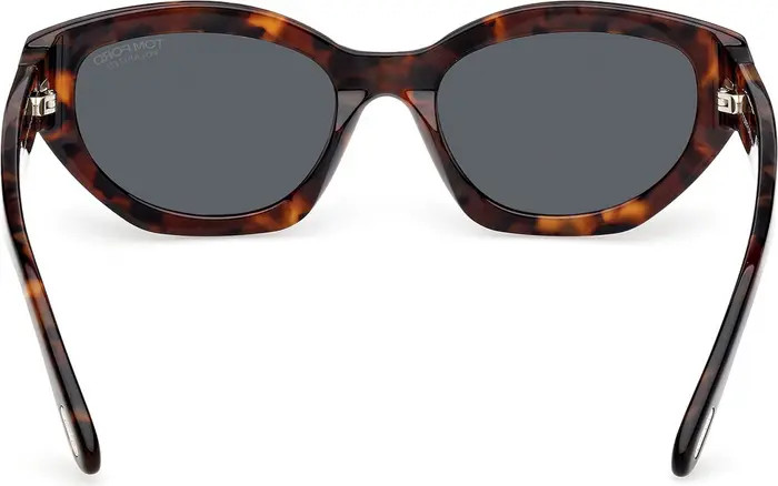 TOM FORD Penny 55mm Polarized Geometric Sunglasses | Nordstrom | Nordstrom