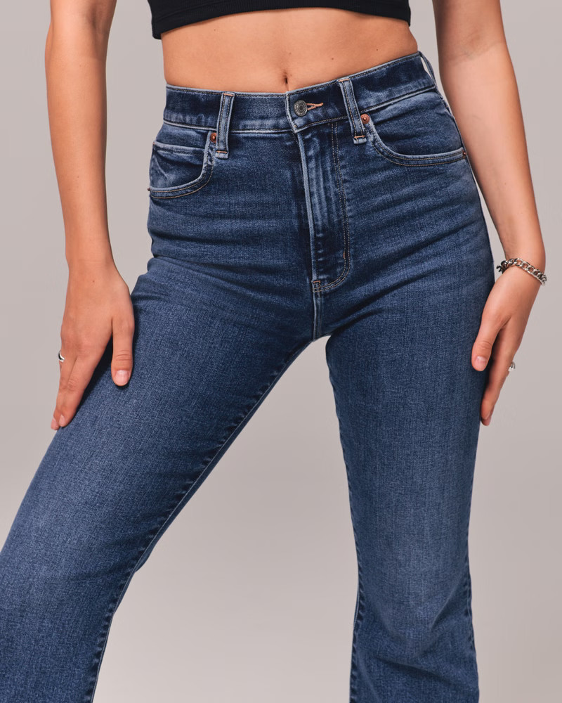 Ultra High Rise Stretch Flare Jean | Abercrombie & Fitch (US)