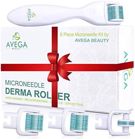 Derma Roller Kit for Face & Body: 0.25mm Length Microneedle Dermaroller Tool - Microneedling Faci... | Amazon (US)