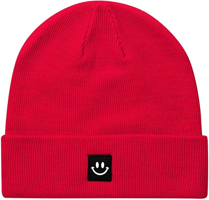 MaxNova Knit Beanie Hat with Smile Face for Men/Women | Amazon (US)