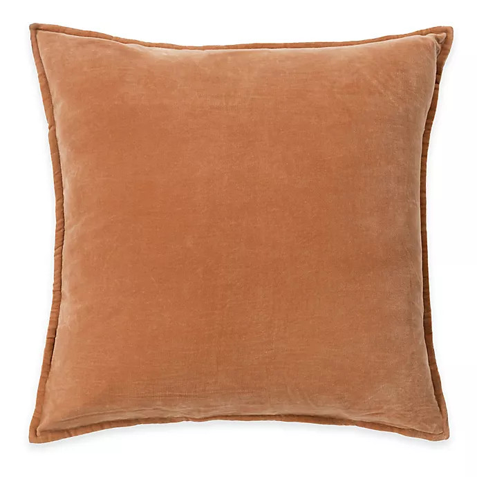 Surya Velizh 22-Inch Square Throw Pillow in Rust | Bed Bath & Beyond