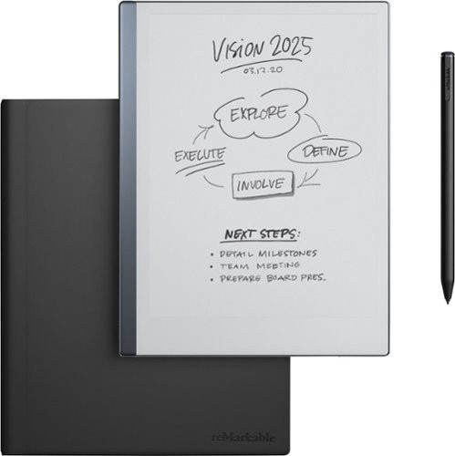 reMarkable - The paper tablet - 10.3” digital paper display - with Marker Plus and Book Folio - Prem | Best Buy U.S.