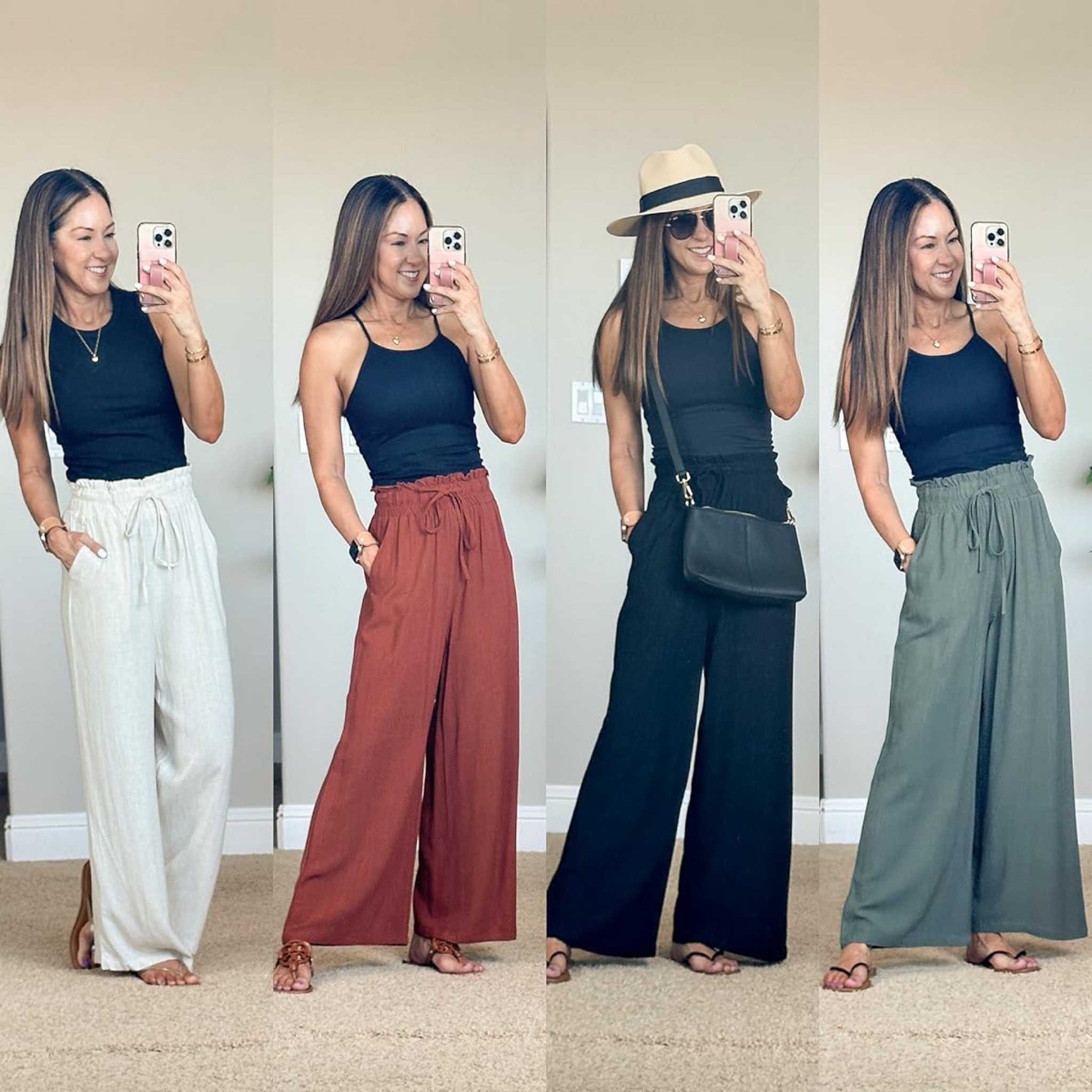 Summer Outfit Idea

I am wearing size S bra tank top. S beige, rust, black, and army green linen pants - TTS! 

Summer outfit  summer style  summer fashion  resort wear  resort style  summer vacation  vacation outfit inspo  linen pants  bra tank top  accessories  sandals  EverydayHolly

#LTKfindsunder100 #LTKover40 #LTKstyletip